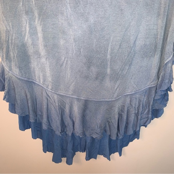 Free People Uptown Ruffle Tank Top M - Picture 8 of 10